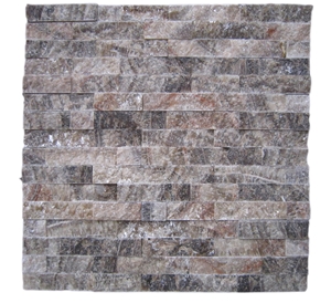 Cheap Price, Good Quality Brown Quartzite Cultured Stone, Wall Cladding