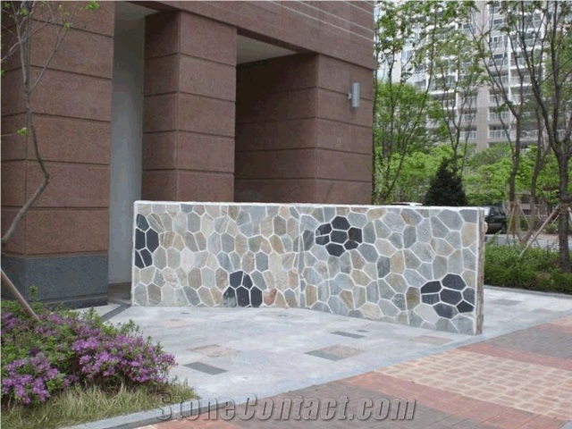 Chinese P018 Random Flagstone Flagmats for Paving, Flooring Paving Stone