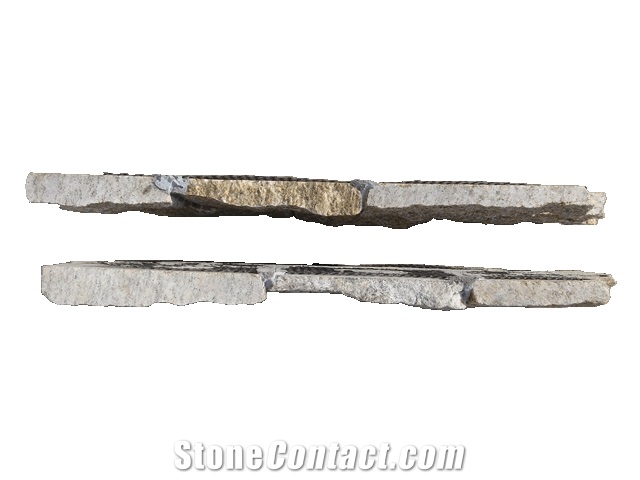 Grey Cement Slate Ledge Stone，Concrete Cultured Stone Veneer for Wall Cladding, Grey Wallstone