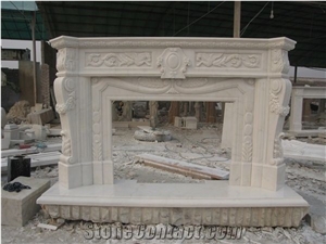 Hand Carved Marble Fireplace Surround Mantel Brown Marble Fireplace
