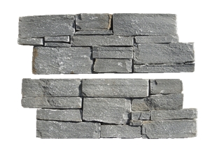 Natural Slate Cement Ledge Stone Panel, Slate Cultured Stone, Wall Stone Cladding