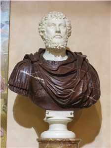 Roman Bust Statue Sculpture