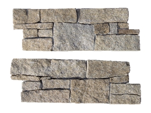Slate Ledge Stone, Cement Cultured Stone,Yellow Wall Stone Cladding