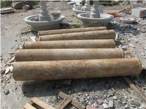 Solid Travertine Stone,Travertine Colum