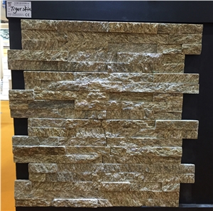 Tiger Skin Wall Stone, Cultured Stone, Stacked Stone Veneer