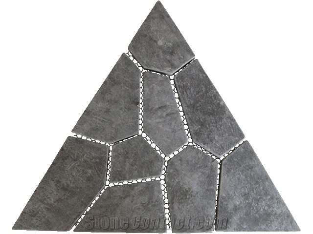 Type M-012 Natural Dark Grey Slate Flagstone Flagmat