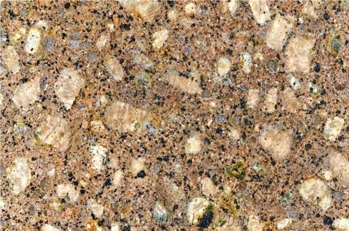 Copper Silk Granite Tiles & Slabs, Brown India Granite