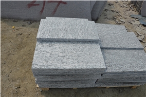 Beautiful White Wave Granite Slabs&Tiles Flamed Natural Quality