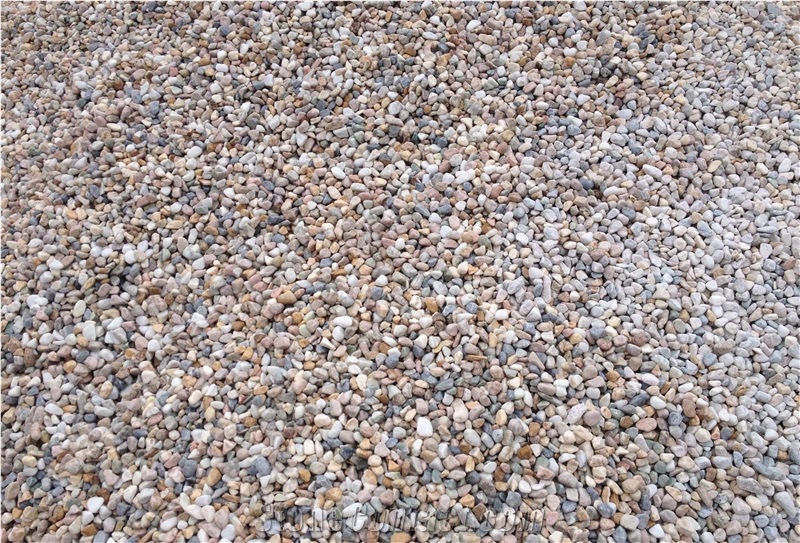 Granite Pebbles with Multi-Color Selling Well