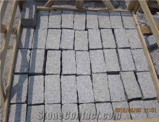 New G603 Flamed Pavers, Granite Cube Stone & Pavers