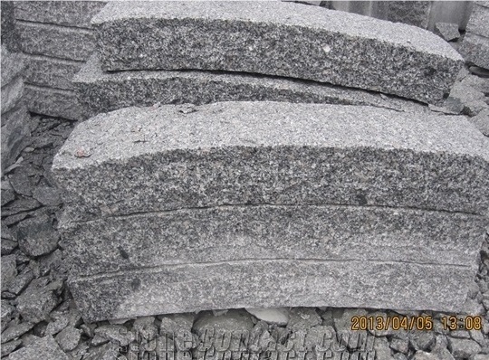 New G603 Granite Curbstone Radian Kerbs,Good Quality