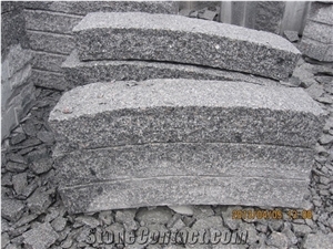 New G603 Granite Curbstone Radian Kerbs,Good Quality