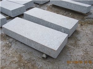 New G603 Granite Flamed Block Step, Grey Granite Steps