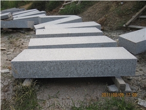 New G603 Granite Flamed Block Steps, Grey Granite Steps