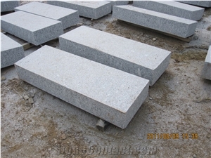 New G603 Granite Flamed Block Steps, Grey Granite Steps
