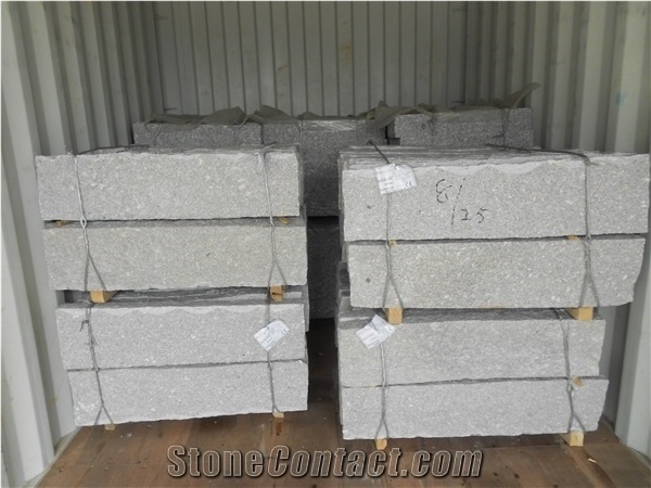 New G603 Granite Kerbstone Hand-Made with Chamfer