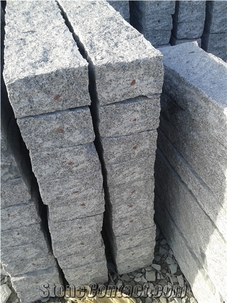 New G603 Granite Kerbstone with Natural Split, Grey Granite Kerbs