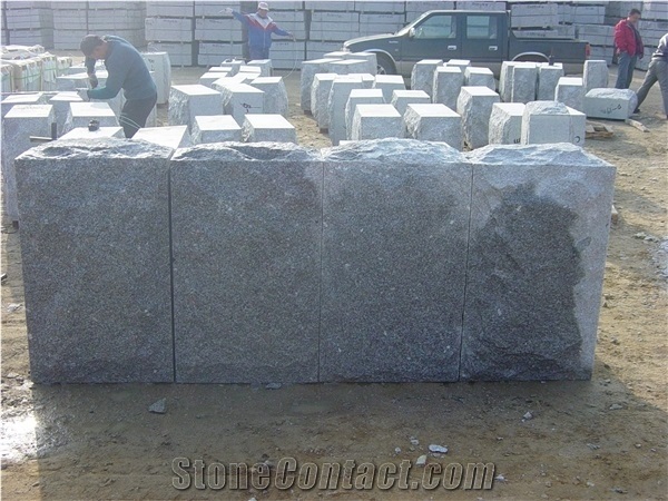 New G603 Granite Wall Stone with Mushroom Cap