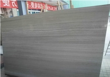 Grey Wood Slabs & Tiles, China Grey Sandstone, Grey Wood Grain Marble Slabs & Tiles