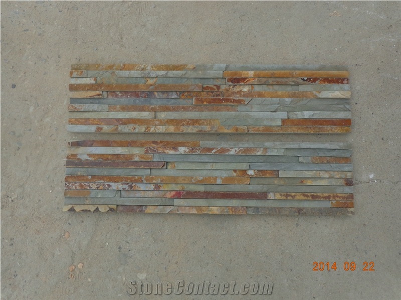 Rusty Cultured Stone Wall Cladding Stone for Indoor and Outdoor