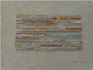 Rusty Cultured Stone Wall Cladding Stone for Indoor and Outdoor
