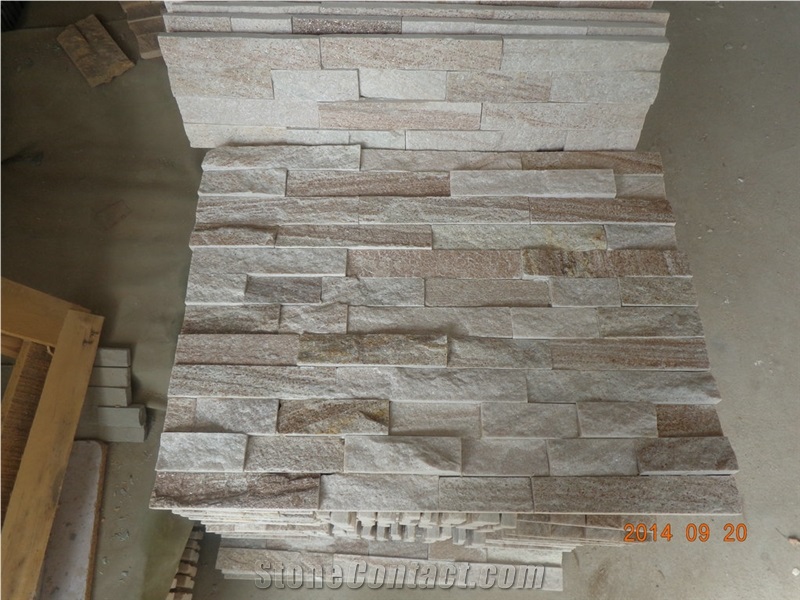 Yellow Natural Stone for House Decor,Cultured Stone