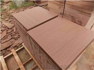 Red Vein Sandstone Tiles&Slabs,China Red/Pink Sandstone Wall Covering/Cladding,Polished Floor Tiles/Covering