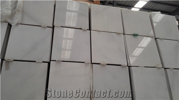 White Crystal Marble Tiles&Slabs,Pure White Marble Floor Tiles,Polished Walling