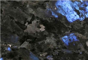 Galactic Blue Labrador Granite, Ukraine Labradorite Blue Granite Blocks