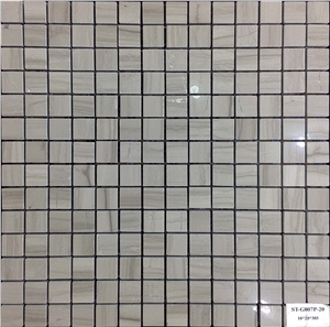 China High Quality Manufacture Athens Grey Mosaic Square 10x20mm St-G007p-20