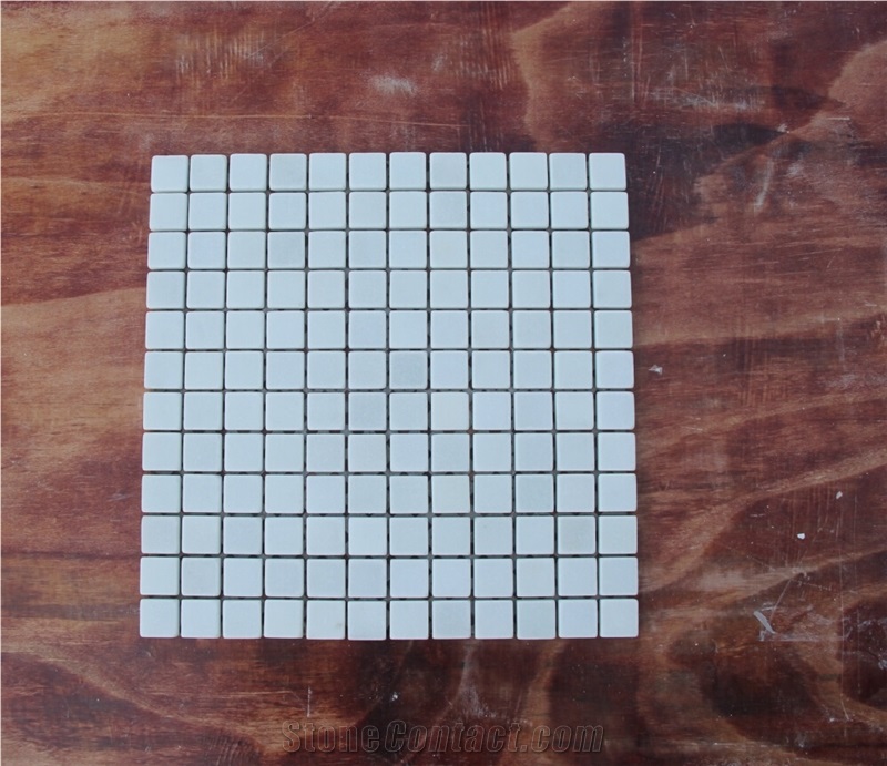 China Oriental White Marble Mosaic Supplier Square Nvot-W0052