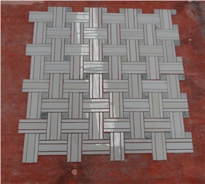 China Oriental White Mosaic Manufacturer Nvot-W0047