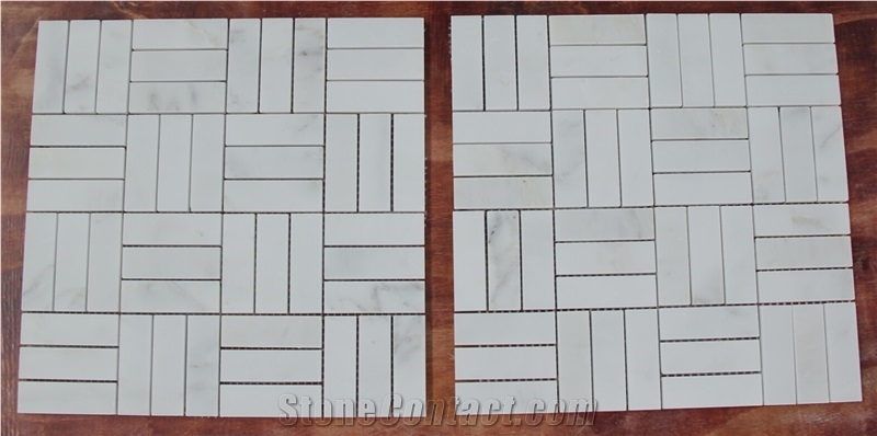 China Oriental White Mosaic Manufacturer Nvot-W0065