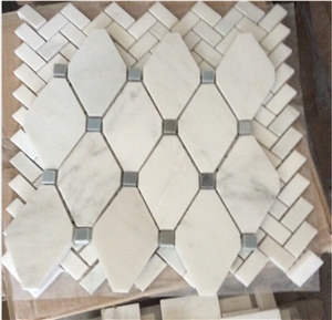 China Oriental White Mosaic Manufacturer White Nvot-W0033
