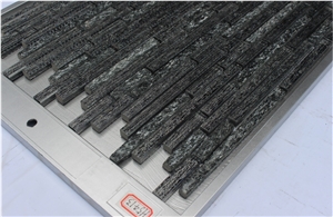 Glass Mixed Aluminium Mosaic Manufacture H5413 10x98/10x148/10x48mm Silk Road Metal