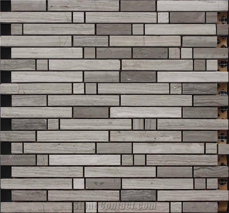 Grey Wooden Mosaic China Manufacture Af-181