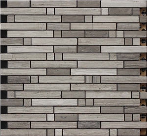Grey Wooden Mosaic China Manufacture Af-181
