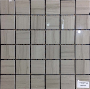 High Quality China Manufacture Athens Grey Mosaic Square 10x48mm St-G007p-48