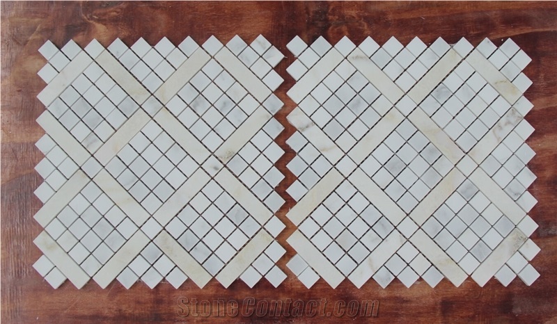 Oriental White Mosaic Manufacturer China Nvot-W0055