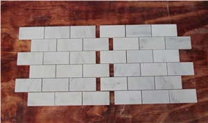 Oriental White Mosaic Manufacturer China Rectangle White Nvot-W0074
