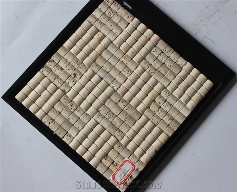 Travertine Mosaic Manufacture China Hp-365