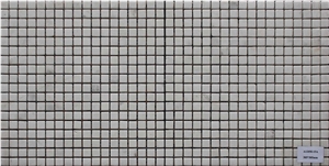 Volakas Marble Mosaic,White Marble Mosaic China Manufacture A120m-15a