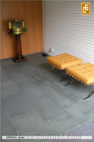 Ardosia Verde Brazil Green Slate Floor Tiles