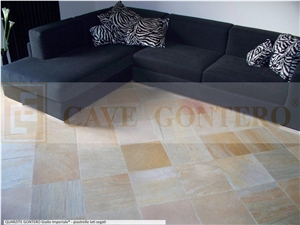 Giallo Imperiale Quartzite Floor Tiles