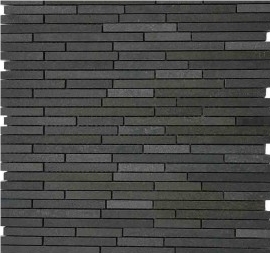 China Grey Basalt / Hainan Grey Basalt / Hainan Basalt /Lava Stone /Basaltina /Basalto /Inca Grey Linear Mosaic