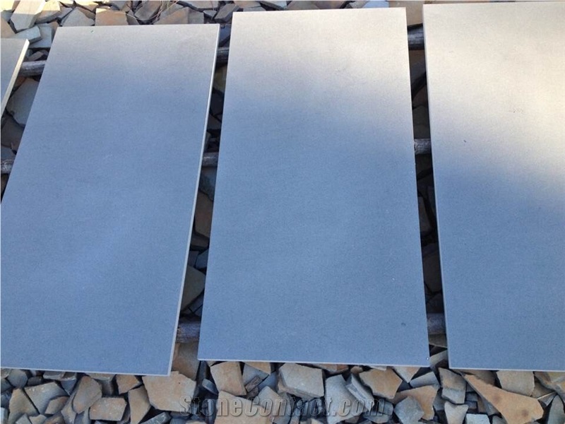 China Grey Basalt Honed+Sealed Tiles,Hainan Grey Basalt Floor Tiles,Grey Basalt,Lava Stone ,Basaltina,Basalto,Inca Grey,Walling & Flooring Cladding Honed Slabs & Tiles