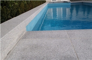 China Natural G603 Granite / Grey Granite Pavement