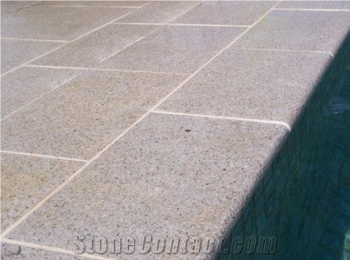G682/Granite/Honey Jasper /Golden Sun /Golden Deser/Yellow/Paving/Walling/Flooring/Pool Coping/Flamed/Polished