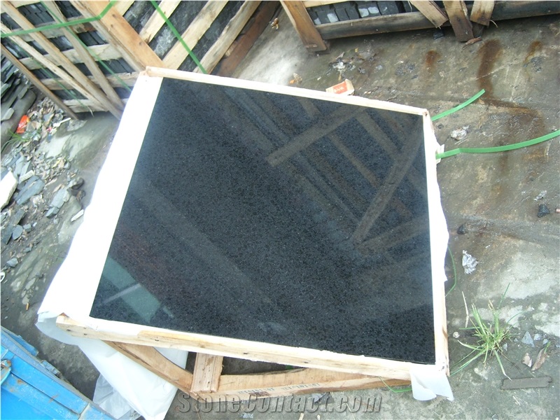 G684 / China Black Basalt Tiles&Slabs / Polished Black Basalt / Raven Black / Black Pearl for Interior&Exterior Decoration