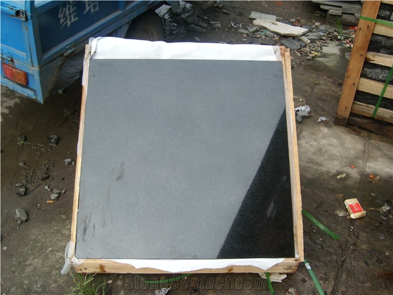 G684 Tiles&Slabs / Polished Black Basalt / Raven Black / Black Pearl for Walling,Flooring Etc